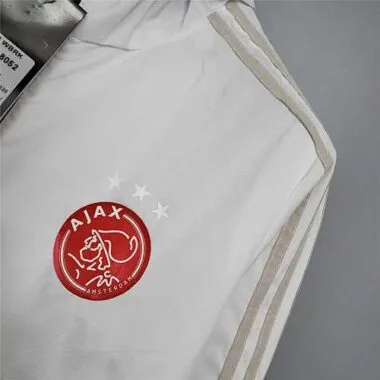 Ajax 2020/21 White Black Windbreaker