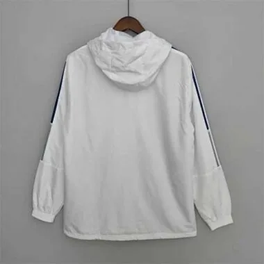 Universidad de Chile 2022/23 White Navy Hooded Windbreaker