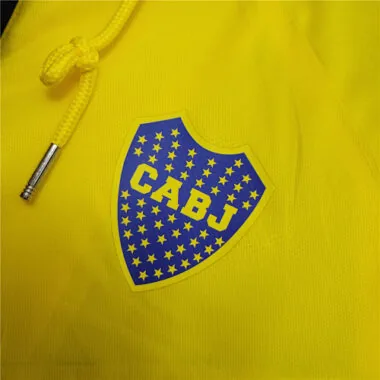 Boca Juniors 2020/21 Navy Yellow Hooded Windbreaker