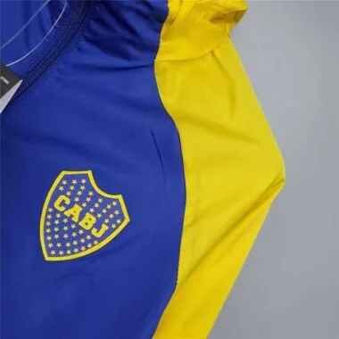 Boca Juniors 2020/21 Blue Yellow Hooded Windbreaker