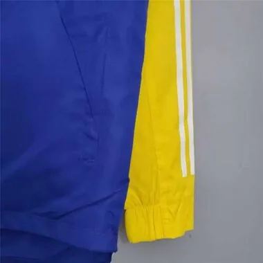 Boca Juniors 2020/21 Blue Yellow Hooded Windbreaker