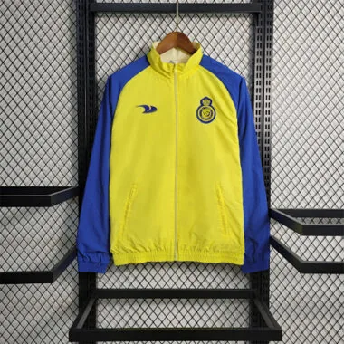 Al-Nassr 2023/24 Yellow Blue Windbreaker