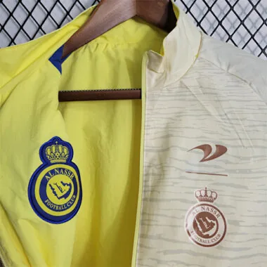 Al-Nassr 2023/24 Yellow Blue Windbreaker