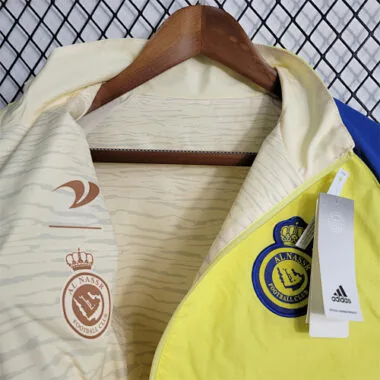 Al-Nassr 2023/24 Yellow Blue Windbreaker