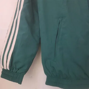 Mexico 2022 Reversible Grey Green Pattern Windbreaker
