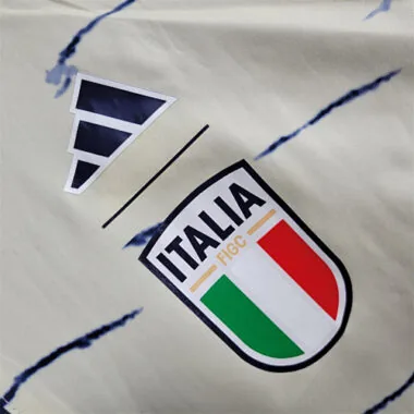 Italy 2023 Reversible Blue White Pattern Windbreaker