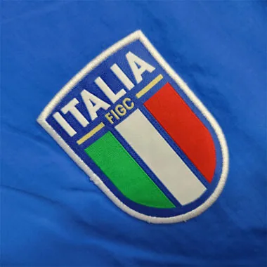 Italy 2023 Reversible Blue White Pattern Windbreaker