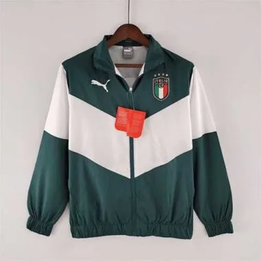 Italy 2022 Green White Windbreaker