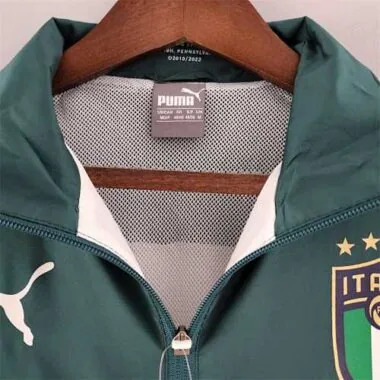 Italy 2022 Green White Windbreaker