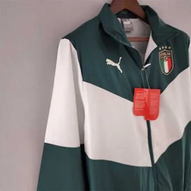 Italy 2022 Green White Windbreaker