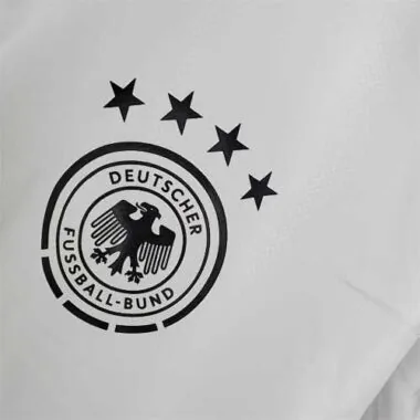 Germany 2021 White Hooded Windbreaker