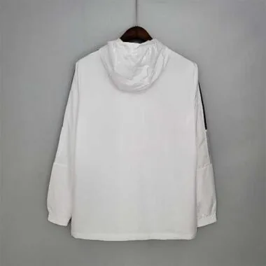 Germany 2021 White Hooded Windbreaker