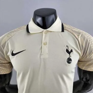 Tottenham Hotspur 2022/23 Beige Polo Shirt