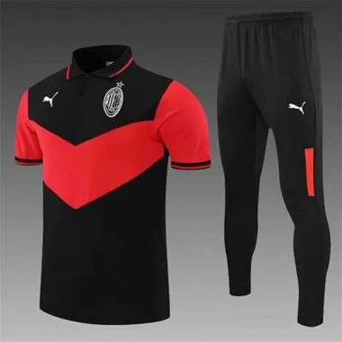 Polo do AC Milan, preto