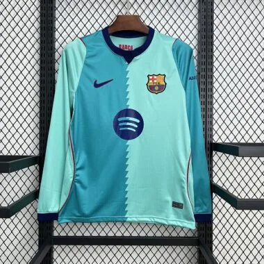 26-27 Barcelona Third Long Sleeves Kit Soccer T-Shirt AAAAJersey Supply Yupoo