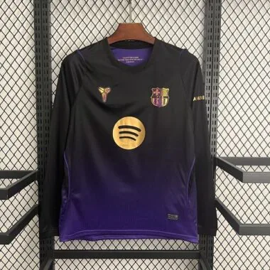 26-27 Barcelona Away Long Sleeves Kit Soccer T-Shirt AAAAJersey Supply Yupoo