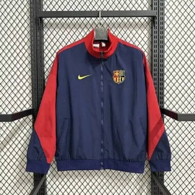 25-26 Barcelona Windbreaker Jackets Kit Soccer T-Shirt AAAAJersey Supply Yupoo