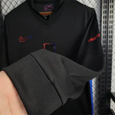 24-25 Barcelona Away Black Long Sleeve Football AAAAJersey Yupoo