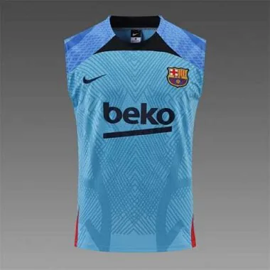 22-23 Barcelona vest training suit kit blue