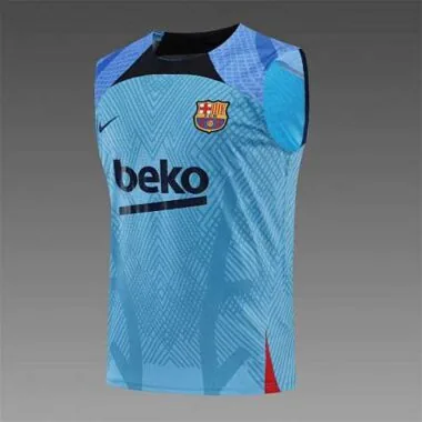 22-23 Barcelona vest training suit kit blue