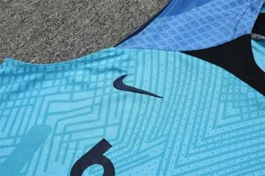 22-23 Barcelona vest training suit kit blue