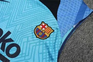 22-23 Barcelona vest training suit kit blue