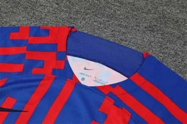 22-23 Barcelona training suit Short Sleeve kit red and blue camouflage