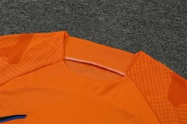 22-23 Barcelona training suit short sleeve kit orange