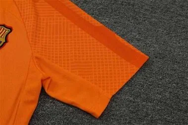 22-23 Barcelona training suit short sleeve kit orange