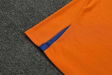 22-23 Barcelona training suit short sleeve kit orange