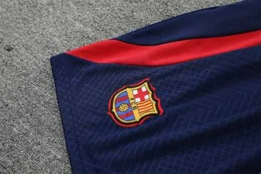 22-23 Barcelona training suit short sleeve kit orange