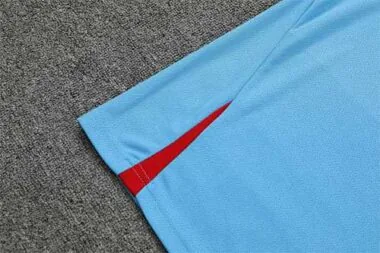 22-23 Barcelona training suit short sleeve kit blue | 3