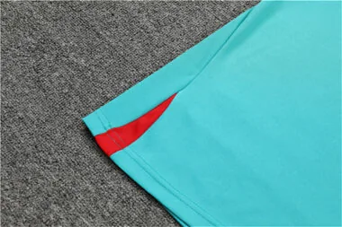 22-23 Barcelona training suit short sleeve kit blue