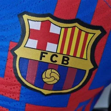 22-23 Barcelona Pre-match suit redblue player version