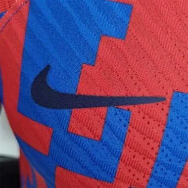 22-23 Barcelona Pre-match suit redblue player version