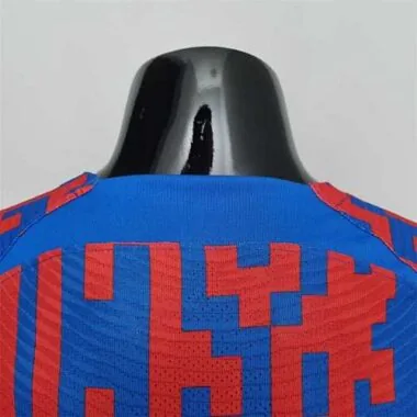 22-23 Barcelona Pre-match suit redblue player version