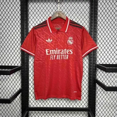 24-25 Real Madrid Red Kit Football Apparel AAAAJersey Wholesale Yupoo