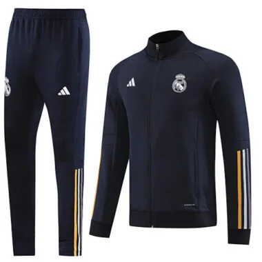23-24 Real Madrid Navy Kits Jackets Suits Cheap Jerseys Yupoo