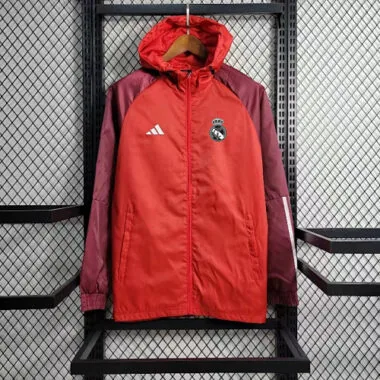 23-24 Real Madrid Windbreaker Hoodies Jackets Soccer Jerseys Yupoo