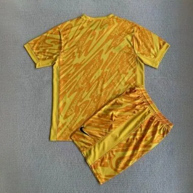 2024 France Goalkeeper Yellow Adults And Kid Kits Football AAAAJersey Yupoo