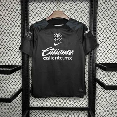 23-24 Club América Goalkeeper Kit Black Shirt Soccer Jerseys Yupoo