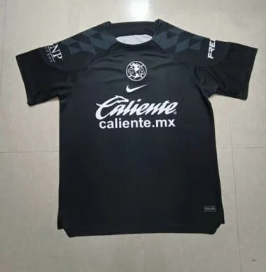 23-24 Club América Goalkeeper Kit Black Shirt Soccer Jerseys Yupoo