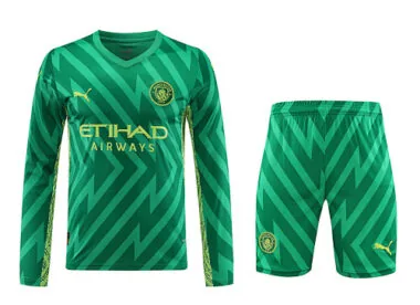 23-24 Manchester City Goalkeeper Long Sleeve Soccer Jerseys Yupoo(1)