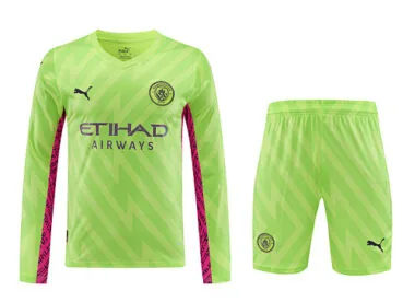 23-24 Manchester City Goalkeeper Long Sleeve Soccer Jerseys Yupoo