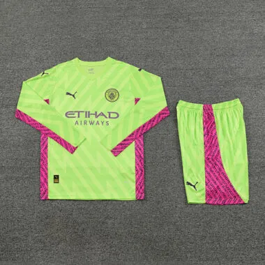23-24 Manchester City Goalkeeper Long Sleeve Soccer Jerseys Yupoo