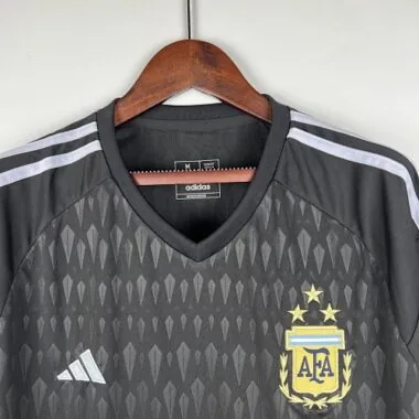 2023 Keepershirt met lange mouwen Argentinië Zwart S-XXL