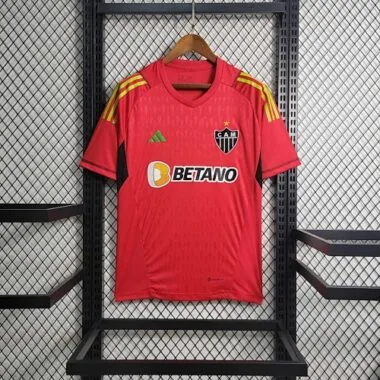 23-24 Atletico Mineiro Goalkeeper Red S-XXL Soccer Jerseys