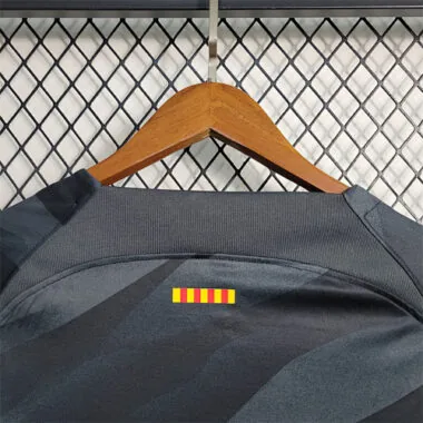 23-24 Barcelona Black Keepersshirt met lange mouwen