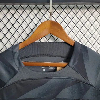 23-24 Barcelona Black Keepersshirt met lange mouwen