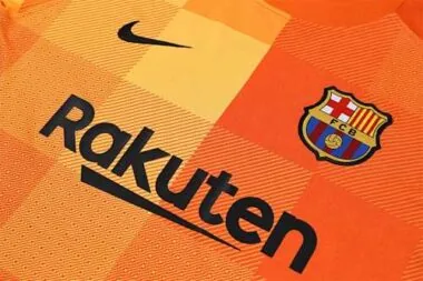 21-22 Barcelona orange goalkeeper long sleeve